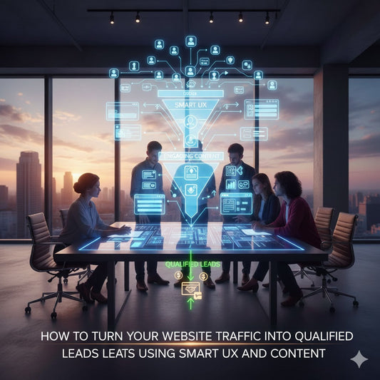 How to Turn Your Website Traffic into Qualified Leads Using Smart UX and Content